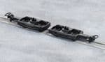 Peco GR104 OO-9 Coach Bogies, wheels & couplers