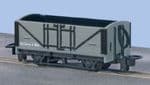 Peco GR200U OO-9 Open Wagon Grey Unlettered