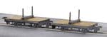 Peco GR300 4-wheel Flat Wagon (2) OO-9