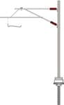 Peco LC110 Single Mast & Registration Arm
