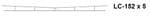 Peco LC152 340mm Overhead Wires x 5