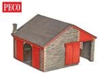 Peco LK12102 TT:120 GWR Goods Shed Kit