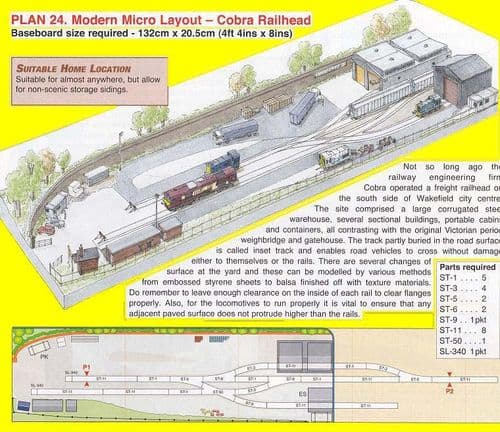 Peco New Plan 024 Modern Micro Layout - Cobra Railhead
