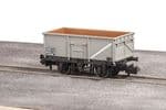Peco NR1000B BR 16t Mineral Wagon, COAL, Unfitted, Grey