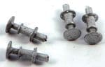 Peco Parkside PS54 - O Scale Buffers NBR (Whitemetal) X 4