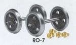 Peco Parkside PS627 (was Peco RO-7) O Scale 3-Hole Disc Wheels & Bearings