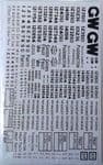 Peco Parkside PS72 Waterslide Transfers for GWR Wagons