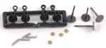 Peco Parkside PS77 - O Scale Sprung Wagon Buffers (4