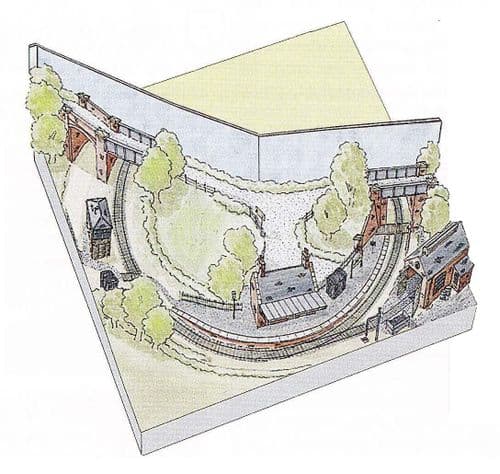 Peco Setrack OO Plan 1.'A Simple Circular Branch Line'