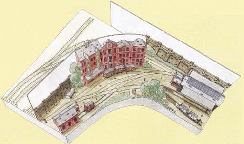 Peco Setrack OO Plan 11 A Goods Yard Scheme for Shunting Operations