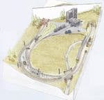 Peco Setrack OO Plan 18 - A Scottish Highland Layout Based Around The Traditional Oval