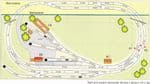 Peco Setrack OO Plan 7 Bredon - a Classic Scenic Oval Layout