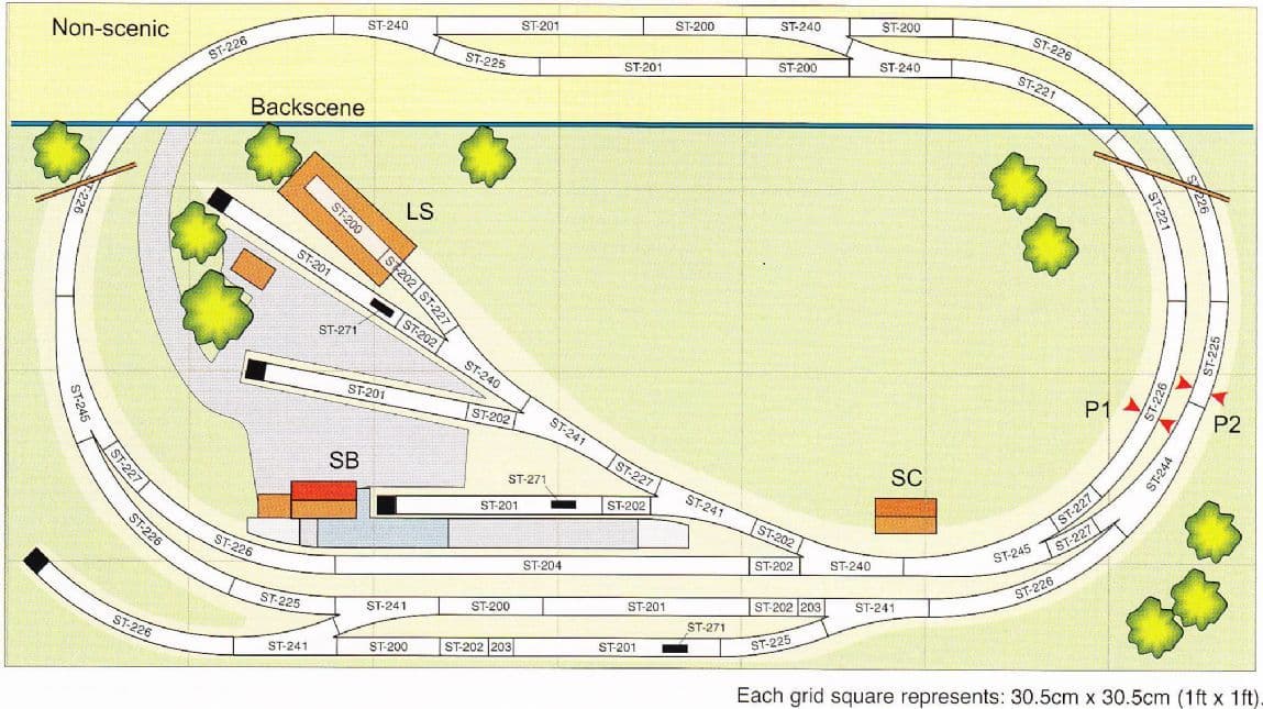 Peco Setrack OO Plan 7 Bredon a Classic Scenic Oval Layout Peco Setrack OO Plan 7 Bredon a Classic Scenic Oval Layout
