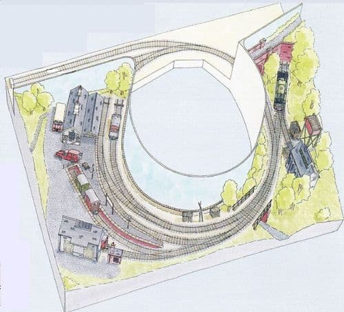 Peco Setrack OO Plan 8 St Ives Branch Terminus - An End-to-End Layout in a Circular Format