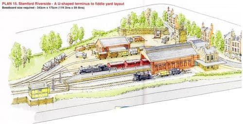 Peco Setrack OO Plan15 - Stamford Riverside - A U Shaped Terminus to Fiddle Yard Layout.