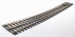 Peco SLE786BH 'O' Gauge Curved Turnout R/Hand