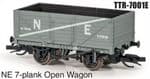 Peco TT:120 TTR7001E 7-Plank open LNER