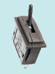PL26B Peco: Passing Contact Switch. Black Lever