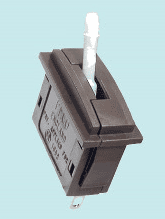 PL26W Peco: Passing Contact Switch. White Lever