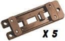 PL9 Peco: Mounting Plates for use with PL1OE (5pack with screws)