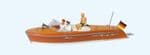 Preiser 10688 Riva Ariston Motorboat with Crew (1)