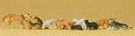 Preiser 14165 - HO / OO Scales Dogs And Cats