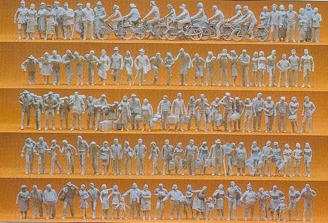 Preiser 16337 HO Scale Passengers & Passers By 120