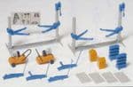Preiser 17186 Car Workshop Equipment
