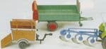 Preiser 17918 : HO Scale Plough & Dung Spreader