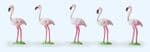 Preiser 20372 - HO / OO Scales Flamingos