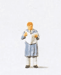 Preiser 28016 - HO / OO Scales Man Standing Reading Newspaper
