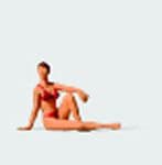 Preiser 28072 - HO / OO Scales Female Bather Seated