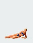Preiser 28073 - HO / OO Scales Female Bather Lying
