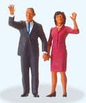 Preiser 28144 - HO / OO Scales President Obama & his First Lady