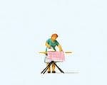 Preiser 28154 HO Scale Woman Ironing