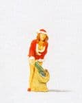 Preiser 29028 Santa's Buxom Helper (HO Scale)