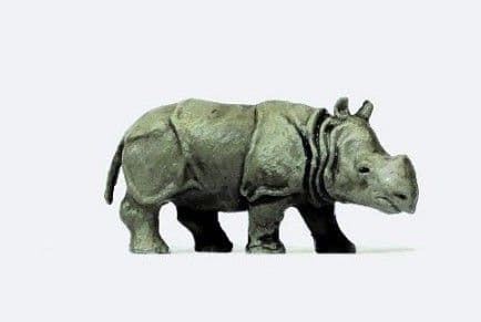 Preiser 29503 - HO / OO Scales Young Indian Rhinoceros