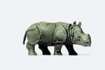 Preiser 29503 - HO / OO Scales Young Indian Rhinoceros