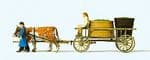 Preiser 30397 - HO Scale Cattle Drawn Wine Wagon