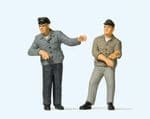 Preiser 44919 Engine Driver & Firemanm