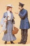Preiser 45065 - G Scale Conductor And Lady