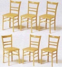 Preiser 45219 6 Chairs
