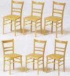 Preiser 45219 6 Chairs