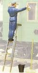 Preiser 45505 - G Scale Worker Cleaning Carriage