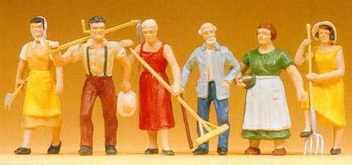 Preiser 65307 Farm Workers (6)