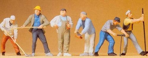 Preiser 65331 Construction Workers (6)