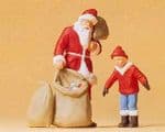 Preiser 65335 Santa Claus & Child