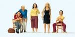 Preiser 65361 O Scale - Sitting and Standing People