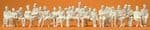 Preiser 65602 Unpainted Seated Passengers (Pack of 24)