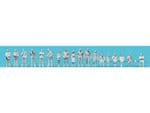 Preiser 74094 Scale: 1:100 *Assorted Persons (18) Unpainted Figure Set